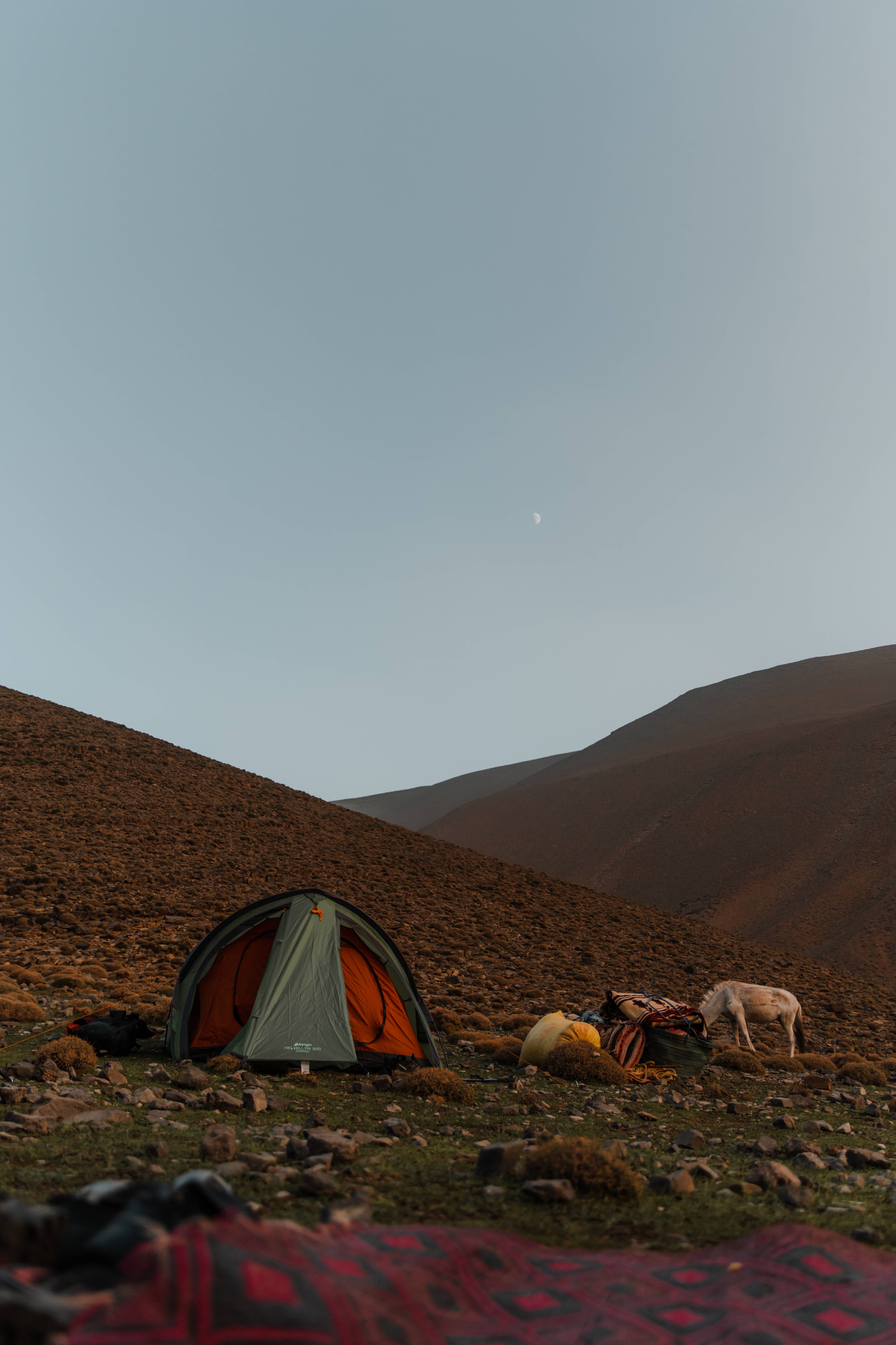 bivouac tente atlas maroc